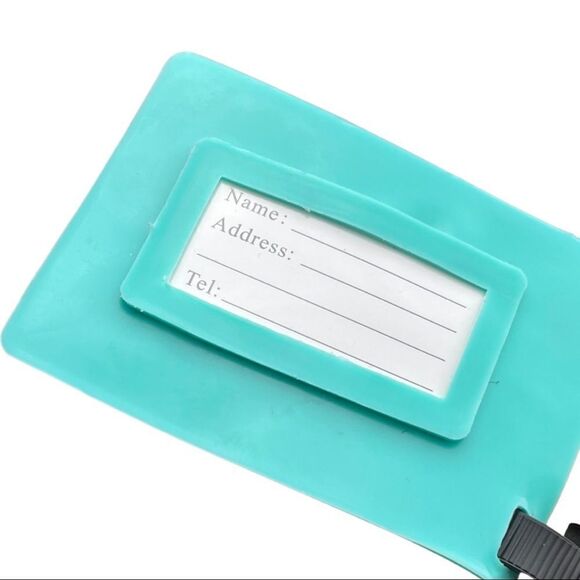 Silicone Flamingo Luggage Travel Tag • NWT - Picture 2 of 3